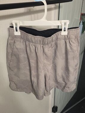 Light Gray Camo Athletic Shorts